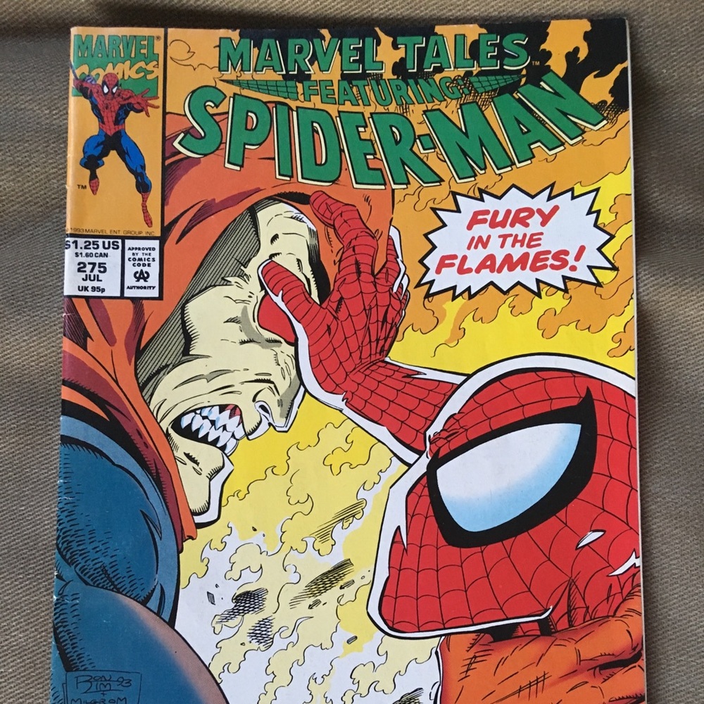 Marvel tales featuring spider man #275 1993